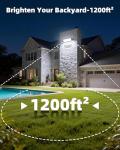 2 Pack 100W LED Shop Lights, 11000LM