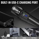 Rechargeable High Lumens Flashlight 2-Pack