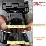TACNEX Quick Release MOLLE Flashlight Holder