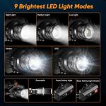 INECOKS Super Bright 3000LM Rechargeable Headlamp