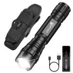 ULTRAFIRE 1000 Lumen Tactical Flashlight with Holster