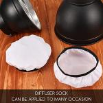 4 Pack Soft Cover Diffuser Sock for Flash Lights