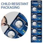 PGSONIC CR2450 3V Lithium Battery Pack (5)