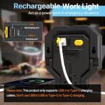 HYPERLITE 40W Rechargeable Work Light 2-Pack