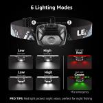 Lepro 2-Pack Super Bright LED Headlamps
