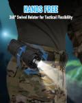 ULTRAFIRE 1000 Lumen Tactical Flashlight with Holster