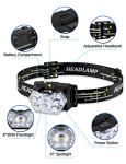 2000 Lumen 9 LED Headlamp 2-Pack - Ultra Bright