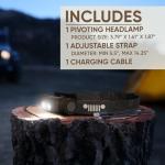 Energizer Jeep Hybrid Rechargeable LED Headlamp 2,000 Lumens