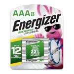 Energizer Recharge Universal Rechargeable AAA Batteries (8 Pack), Triple A Batteries