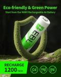 EBL 8 Pack High Capacity Rechargeable AA Batteries
