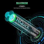 HiQuick Rechargeable AAA Batteries, 8 Pack, 1100mAh