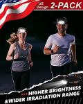 Rechargeable 1200 Lumen LED Headlamp 2-Pack