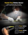 Rechargeable LED Headlamps with Motion Sensor - 2 Pack