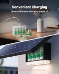 EBL Rechargeable AA Solar Batteries, Pack of 12