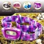 Lightweight Waterproof LED Headlamp with Red & White Light