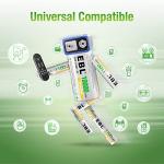 EBL 4-Pack AAA Rechargeable NiMH Batteries 1100mAh