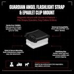 Guardian Angel Flashlight Strap Clip Mount Accessory