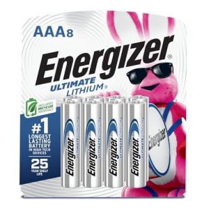 Energizer Ultimate Lithium AAA Batteries (8 Count)