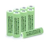 QBLPOWER Rechargeable AA Solar Light Batteries (8 Pack)