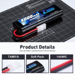 Zeee 7.2V 5000mAh NiMH RC Battery Pack