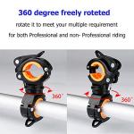 COSOOS 2 Pack Universal Flashlight Bicycle Mount