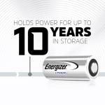 Energizer 123 Lithium Photo Batteries, 2 Pack