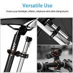 COSOOS 2 Pack Universal Flashlight Bicycle Mount