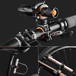 COSOOS 2 Pack Universal Flashlight Bicycle Mount