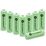 QBLPOWER Rechargeable AA Solar Light Batteries (8 Pack)