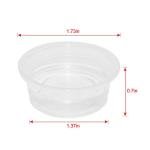 300 Pack 0.5 oz Cups,Gecko Food and Water Cups Plastic Replacement Cup for Reptile Feeding Ledge for Crested Gecko Lizard and Other Small Pet