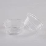 QIHYCUF 100 pcs Small Gecko Food and Water Cups Plastic Reptile Feeding Bowls Ledge Accessories for Crested Gecko Lizards Small Pets, 0.5 oz
