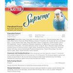 Kaytee Supreme Pet Parakeet Food, 20 lb