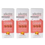 Supreme Petfoods 3 Pack of Selective Naturals Woodland Loops Guinea Pig Treats, 2.8 Ounces each, with Dandelion and Rosehip