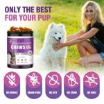 Grass Burn Spot Chews for Dogs Dog Pee Grass Neutralizer 200 Green Grass Dog Chews Urine Lawn Spot Protector Urinary Tract Support Dog Bladder Support Cranberry, Apple Cider Vinegar, DL-Methionine