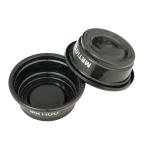 MRTIOO 100 pcs 0.5oz Crested Gecko Food and Water Feeding Cups, Reptile Feeder Bowls, for Lizard and Other Small Pet Ledge Accessories Supplies - Black