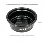MRTIOO 100 pcs 0.5oz Crested Gecko Food and Water Feeding Cups, Reptile Feeder Bowls, for Lizard and Other Small Pet Ledge Accessories Supplies - Black