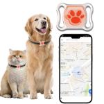 GPS Tracker for Dogs & Cats - No Monthly Fee, Waterproof Real-Time Tracking Collar for Pets,Kids,Luggage & Assets | 365-Day Battery Life | iOS & Android Compatible | Anti-Lost Device