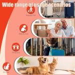 GPS Tracker for Dogs & Cats - No Monthly Fee, Waterproof Real-Time Tracking Collar for Pets,Kids,Luggage & Assets | 365-Day Battery Life | iOS & Android Compatible | Anti-Lost Device