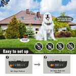 Blingbling Petsfun GPS Wireless Dog Fence System for 2 Dog, Electric Satellite Technology Pet Containment System by GPS Signal Boundary Pets with Waterproof & Rechargeable Collar Receiver (Black)