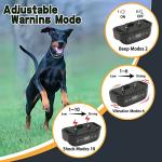 Blingbling Petsfun GPS Wireless Dog Fence System for 2 Dog, Electric Satellite Technology Pet Containment System by GPS Signal Boundary Pets with Waterproof & Rechargeable Collar Receiver (Black)