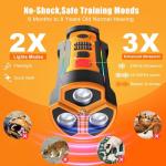 Chwwen Dog Bark Deterrent Devices 2025 Release Anti Barking Device for Dogs Barking Silencer in 55FT Indoor Outdoor 3X Head Anti Bark Device with Flashlight &Party Flashlight Portable Training Tool