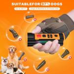 Chwwen Dog Bark Deterrent Devices 2025 Release Anti Barking Device for Dogs Barking Silencer in 55FT Indoor Outdoor 3X Head Anti Bark Device with Flashlight &Party Flashlight Portable Training Tool