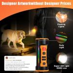 Chwwen Dog Bark Deterrent Devices 2025 Release Anti Barking Device for Dogs Barking Silencer in 55FT Indoor Outdoor 3X Head Anti Bark Device with Flashlight &Party Flashlight Portable Training Tool