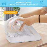 Pet Feeder Rear Cover for Pet Feeder & Connect, YOIHABV Cat Feeder Cover, Help Ensure Persistent Pets Can't Access/Steal Food from The Rear of The Cat Feeder While Lid is Open(2 Pack)