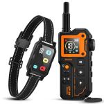 Dog Training Collar, 3300FT Dog Training Collar with Remote, IPX7 Waterproof Collar with Beep, Vibration, Fits for Large Medium Small Dogs, Keypad Lock and Flashing Light (10-120Lbs)