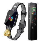 Cat Training Collar Cat Bark Collar with Remote Electric Cats Shock Collar 3300FT IP67 Waterproof 3 Training Modes Beep Vibration Shock Mode Top Meowing Effective for Bad Behavior Carbon Black