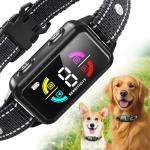 Dog Bark Collar for Large Medium Small Dogs, Smart Automatic AI Bark Collar for Dogs,Effective Anti Barking Training Collar with IP67 Waterproof, 6 Safe Training Modes and 8-Level Sensitivity