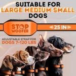 New 2025 No Shock Dog Bark Collar for Small Medium Large Dogs-Smart Chip Adjusts to Stop Barking in 1 Minute-Highly Effective Vibration and Sound Stops Barks Fast with No Pain-Safe Orange