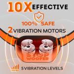 New 2025 No Shock Dog Bark Collar for Small Medium Large Dogs-Smart Chip Adjusts to Stop Barking in 1 Minute-Highly Effective Vibration and Sound Stops Barks Fast with No Pain-Safe Orange