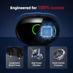 2025 Upgraded Shock Collar for Dogs, Dog Training Collar with Remote Control for Medium Large Dogs, 3 Training Modes - Beep, Vibration and Shock with Safety Lock, IPX7 Waterproof, Rechargeable,Black